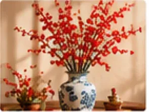 Bình hoa gốm sứ Tết