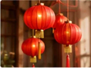 Lồng đèn giấy đỏ