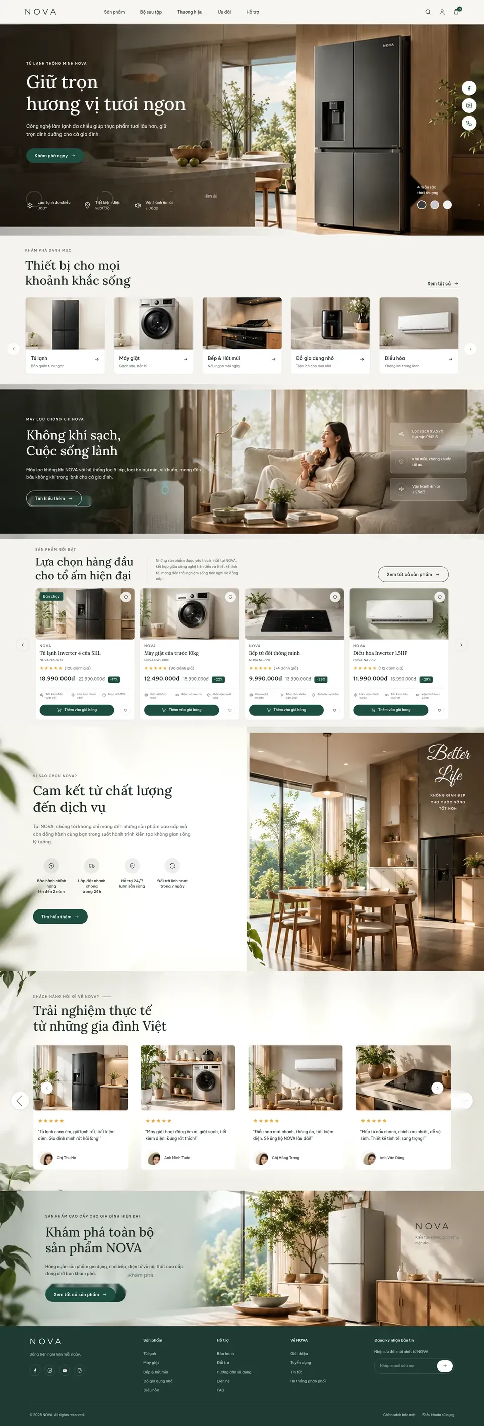 Giao diện NOVA Home