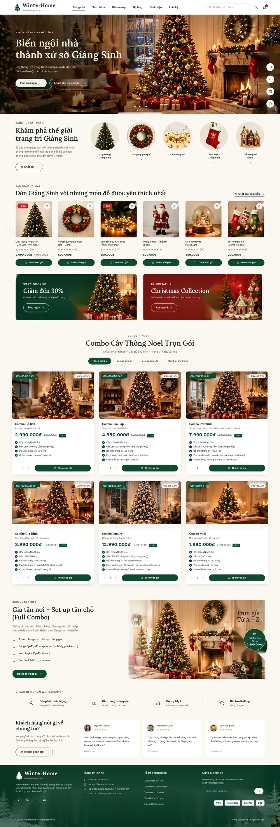 Giao diện WinterHome